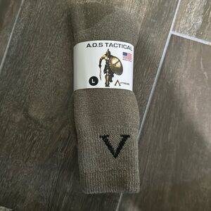 2 pairs AOS Tactical Alpha Xtreme & Under Armour UA tactical boot sock